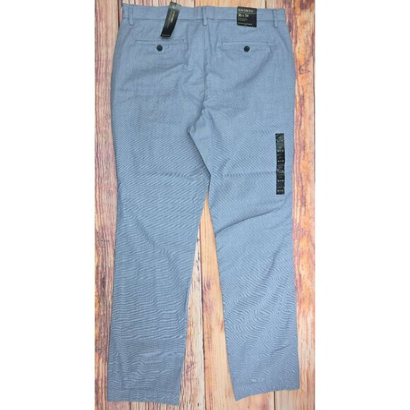 Banana Republic Mens Slim Stretch Pants 36x34 Blue Slim Fit NWT - Picture 2 of 9